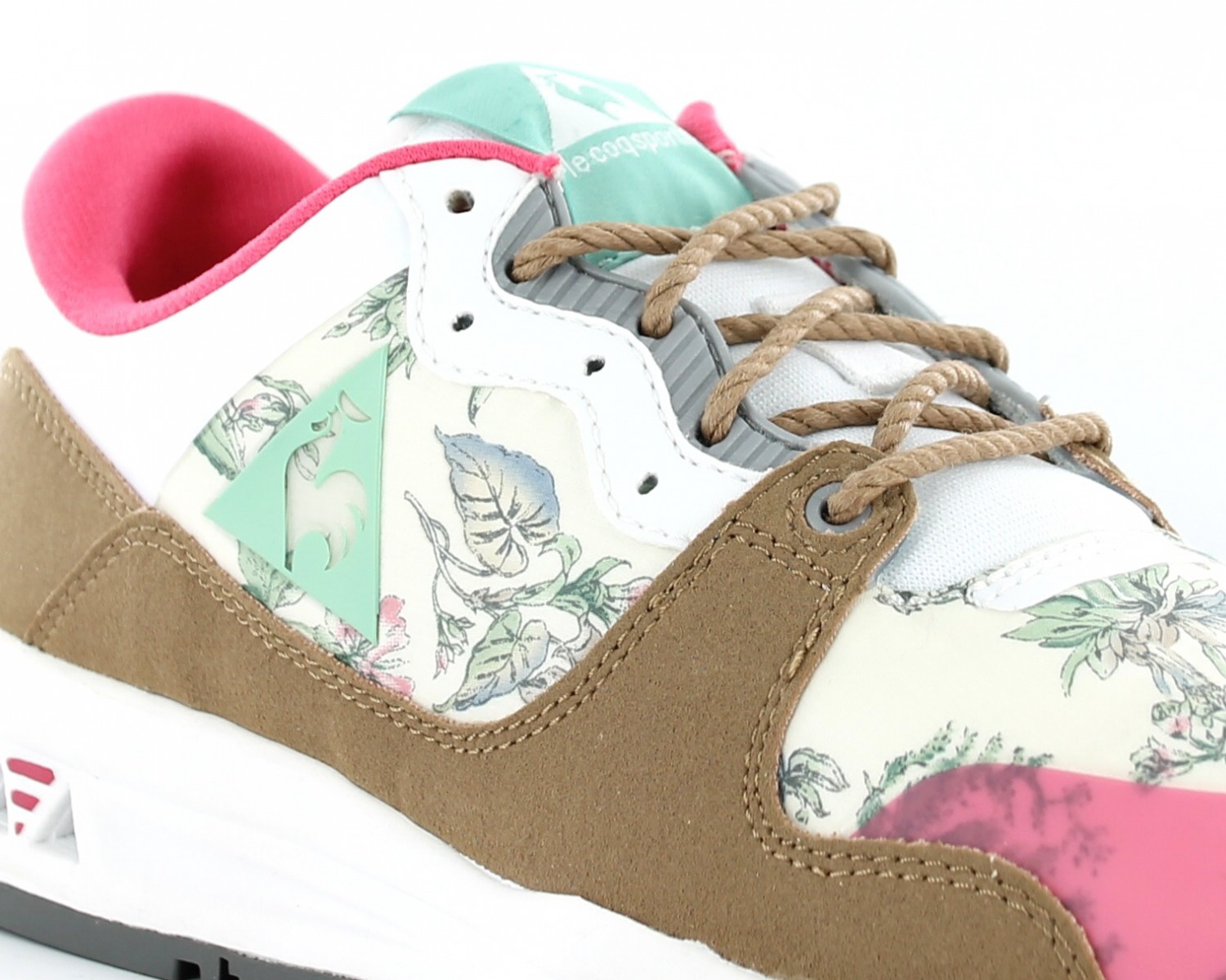 Lecoqsportif 1400 femme Botanic BEIGE ROSE