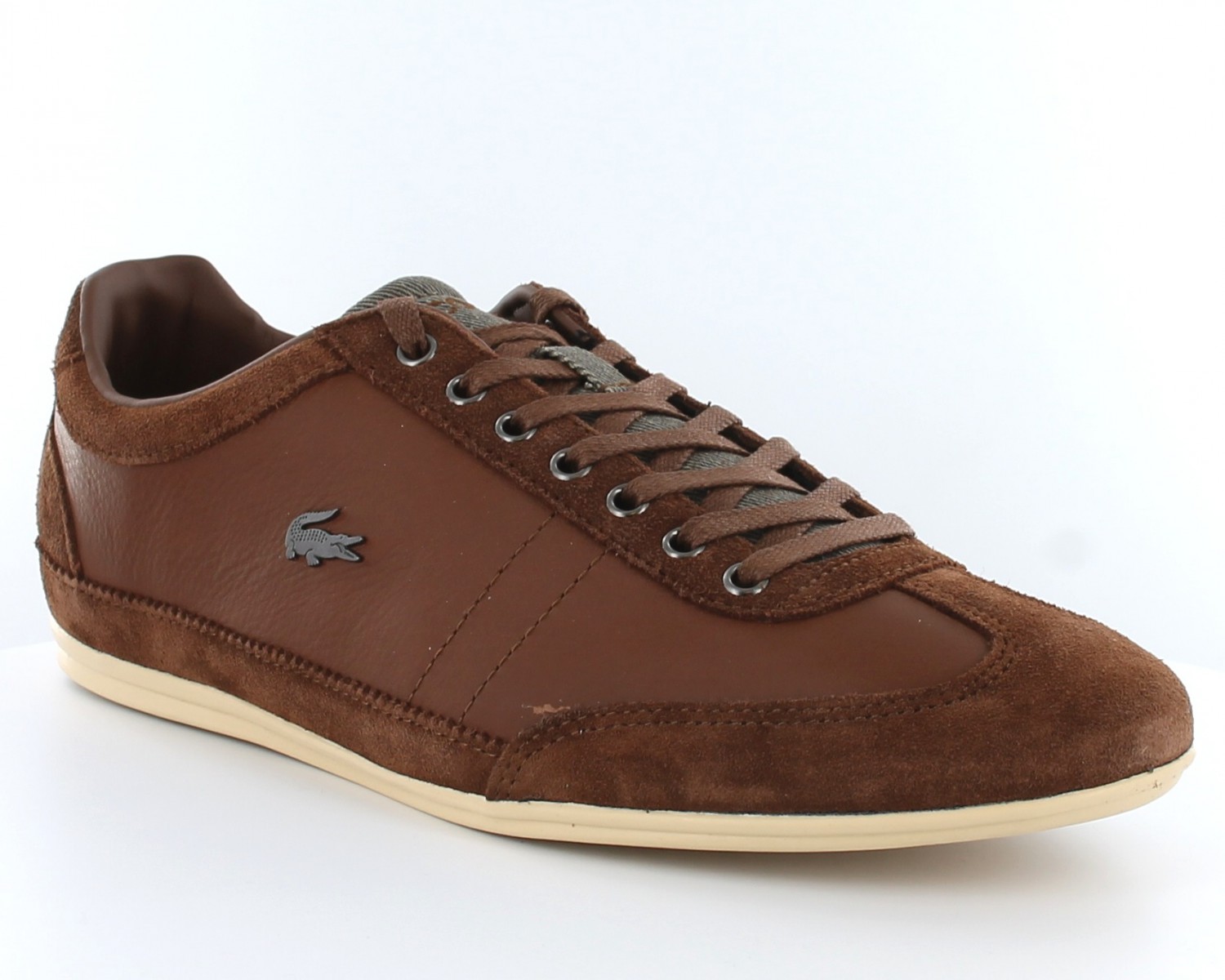 Chaussure lacoste sales marron