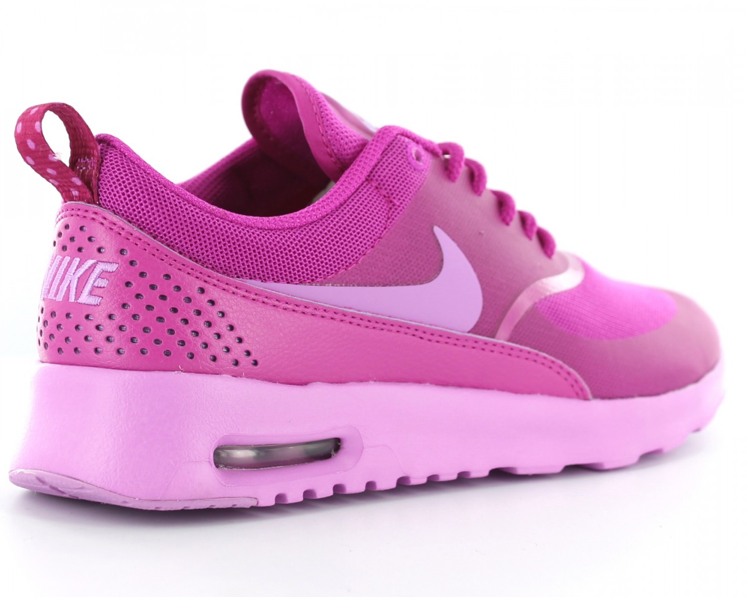 Nike air max thea femme clearance noir et rose