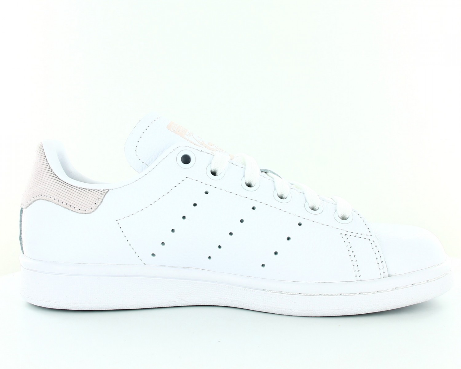 stan smith femme blanc et rose