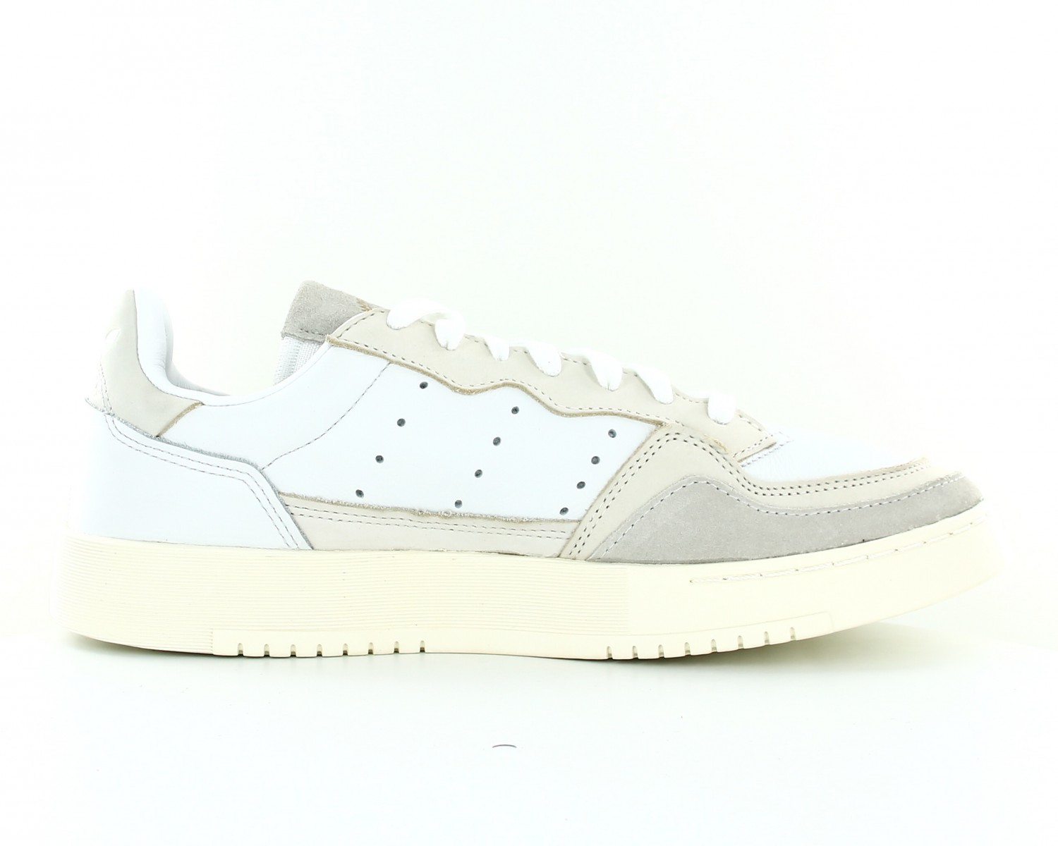 Adidas super top court blanche