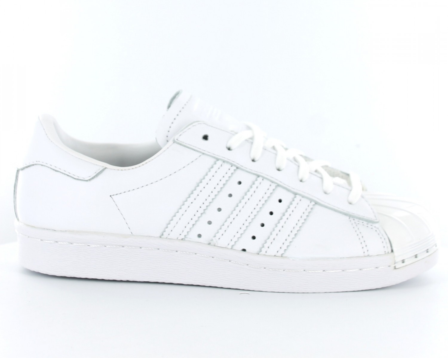 Superstar 80s metal toe cheap femme blanc