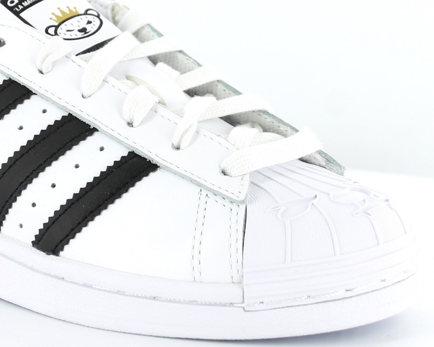 Adidas Originals - adidas Originals x NIGO Black/white Superstar Nigo  Bearfoot