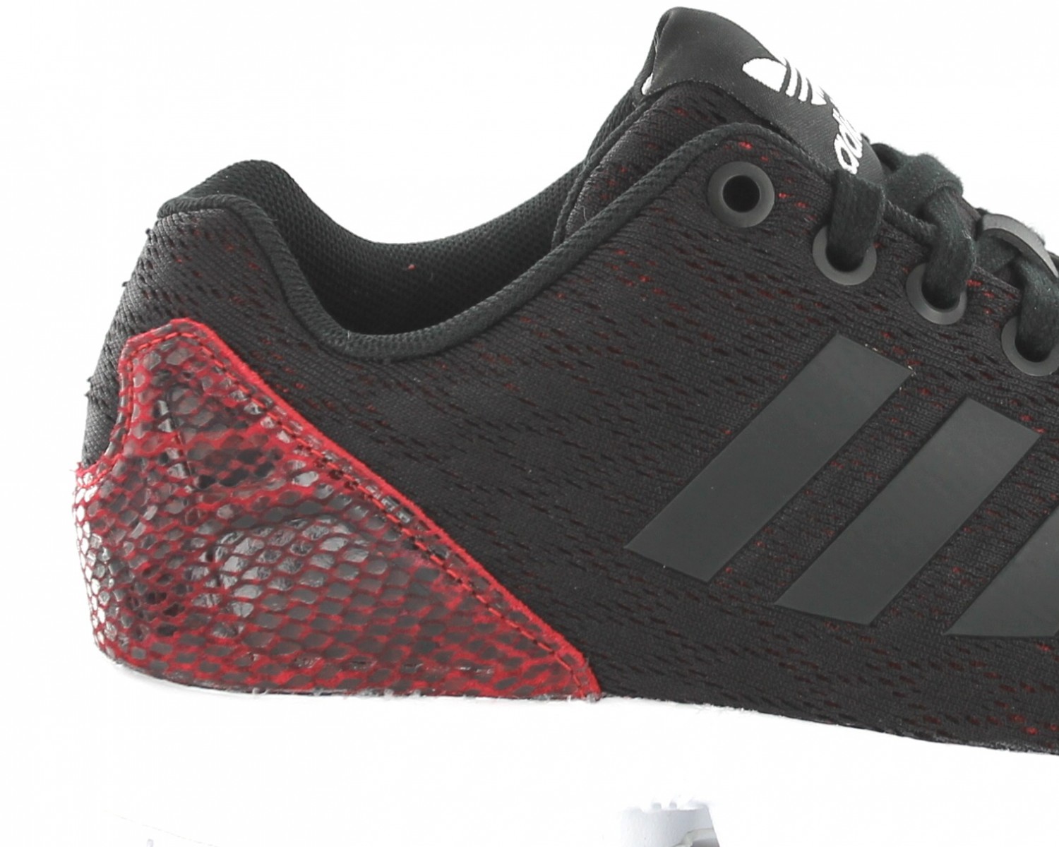 adidas zx flux rouge et noir