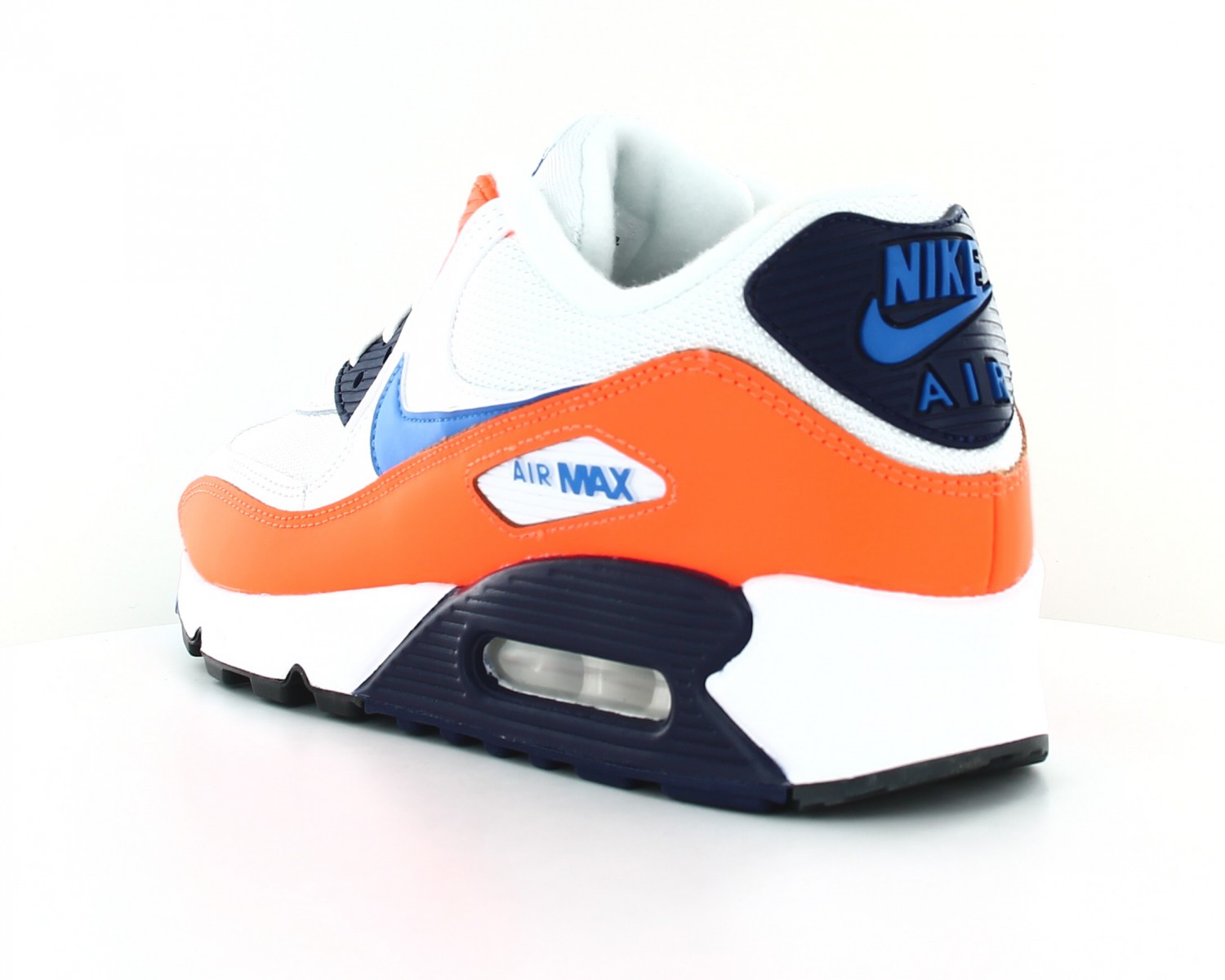 veredicto Tecnología Validación Nike Air Max 90 Essential Blanc bleu orange bleu marine AJ1285-104