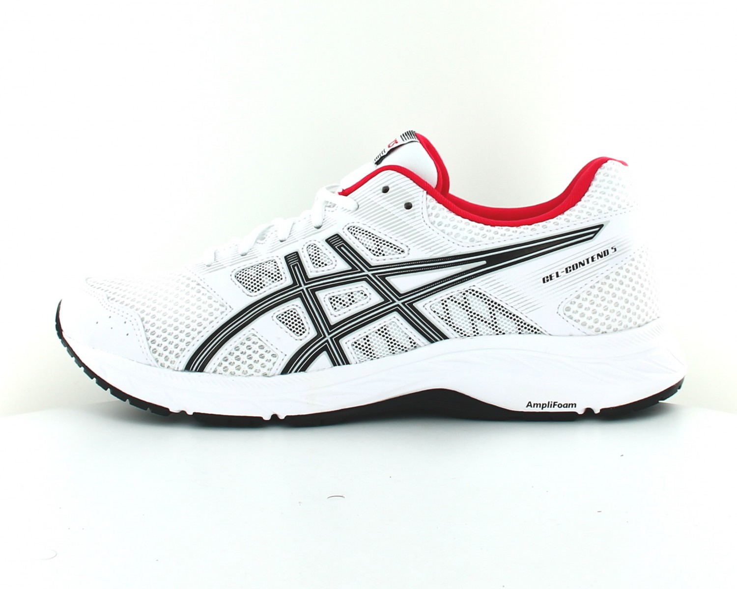 asics rouge blanc