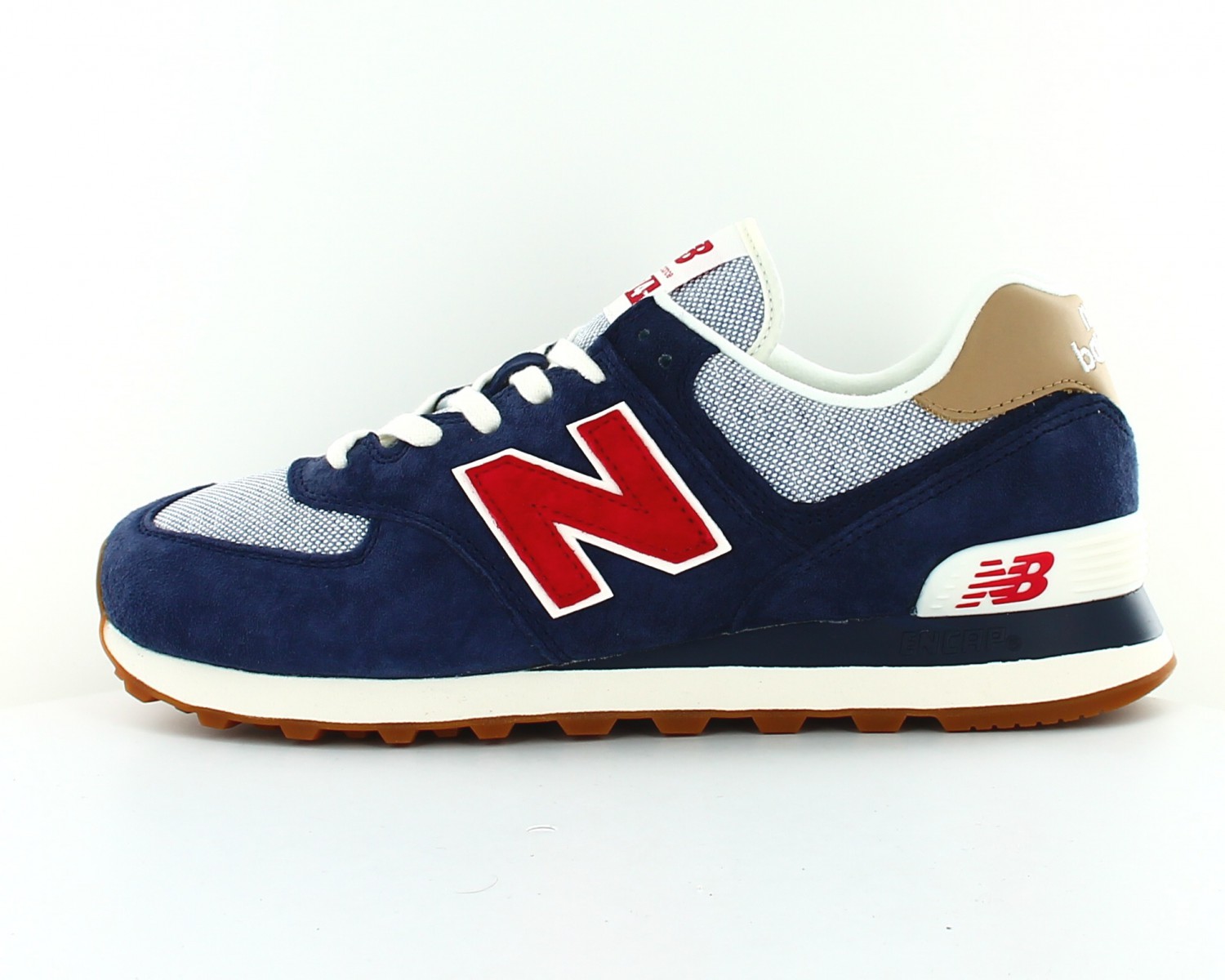 new balance 574 bleu rouge