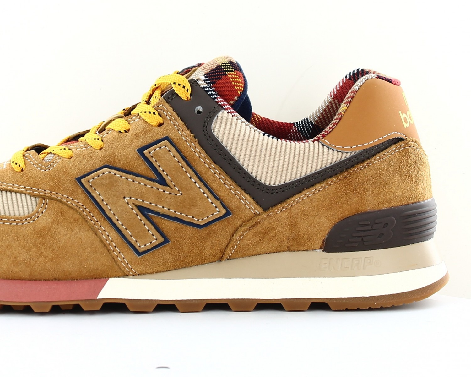 New balance 574 marron hot sale