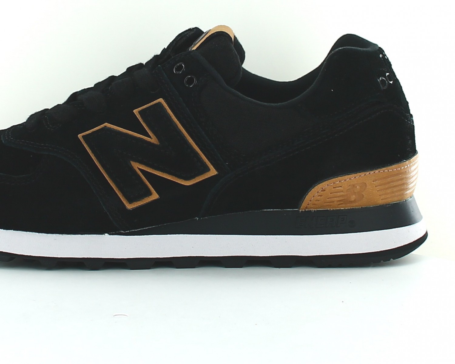 New balance 574 hot sale noir et jaune