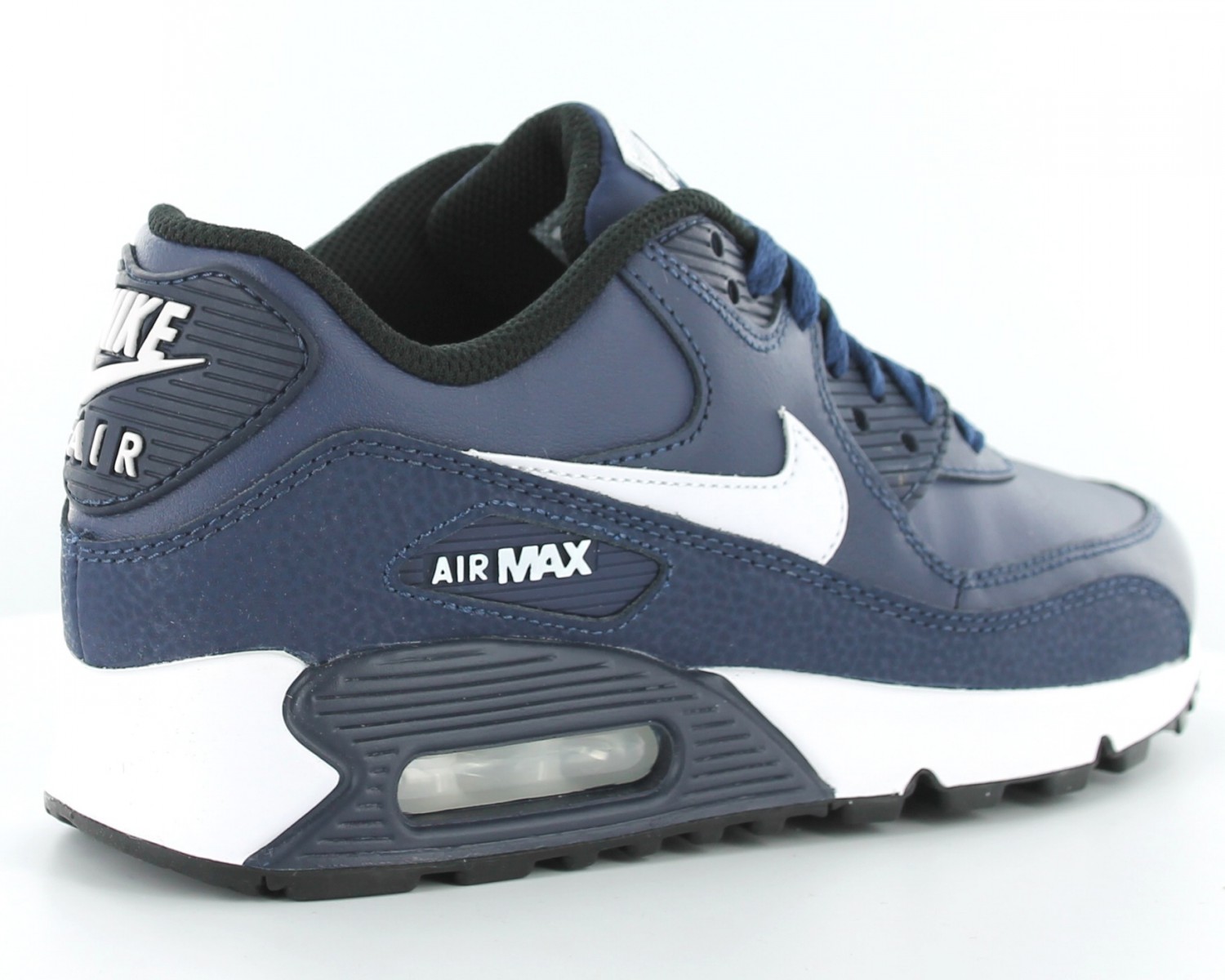 Nike Air Max 90 LE gs BLEU MARINE BLANC 724821 401