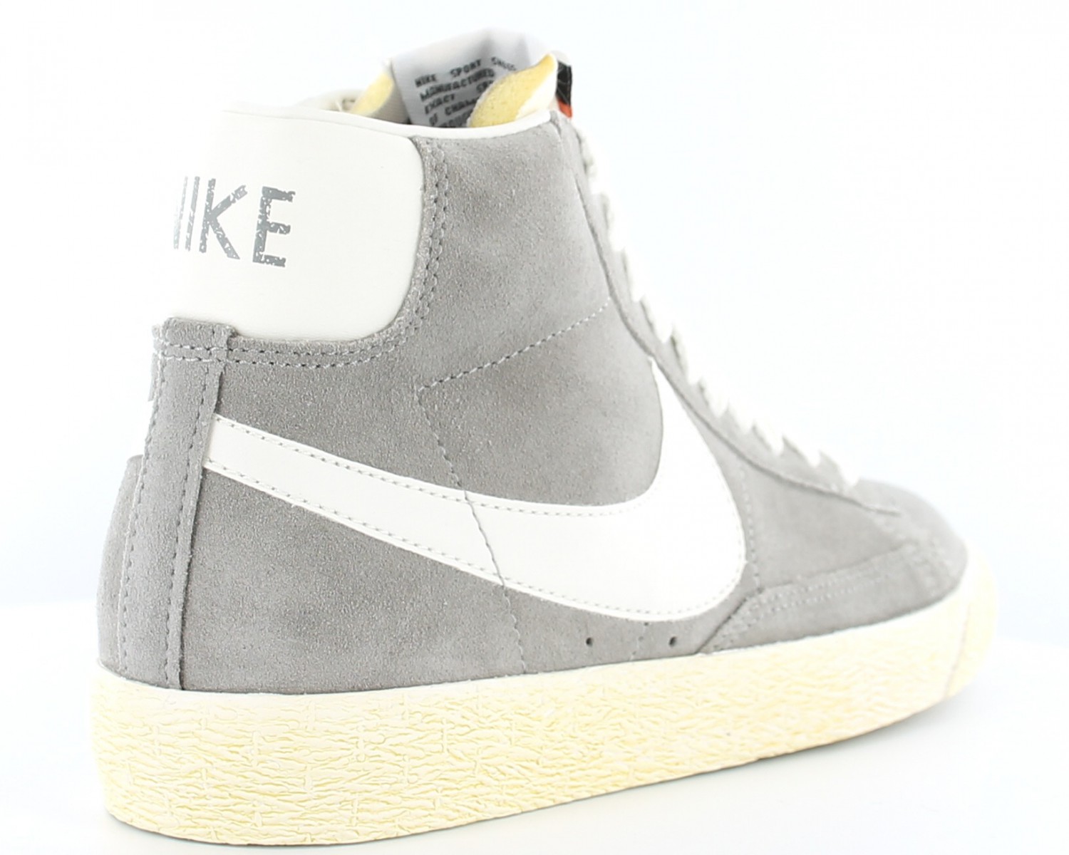 nike blazer grise et blanc