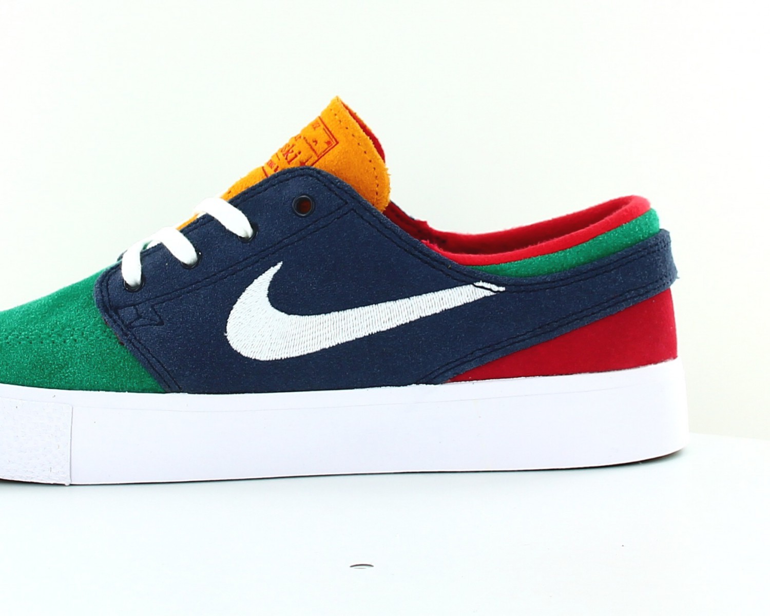 Nike Sb zoom janoski rm Vert blanc bleu marine rouge jaune