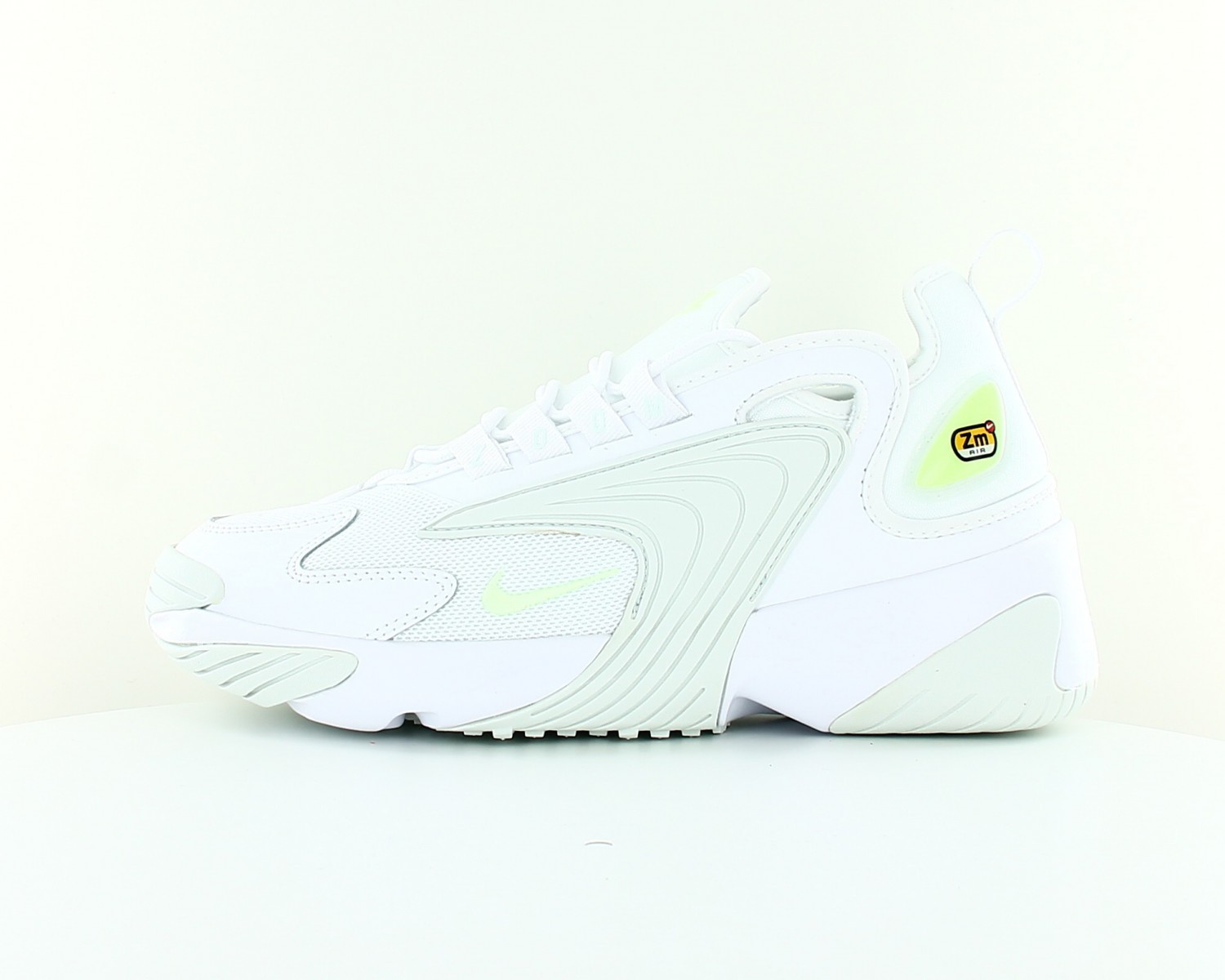 Nike zoom 2025 2k blanche jaune