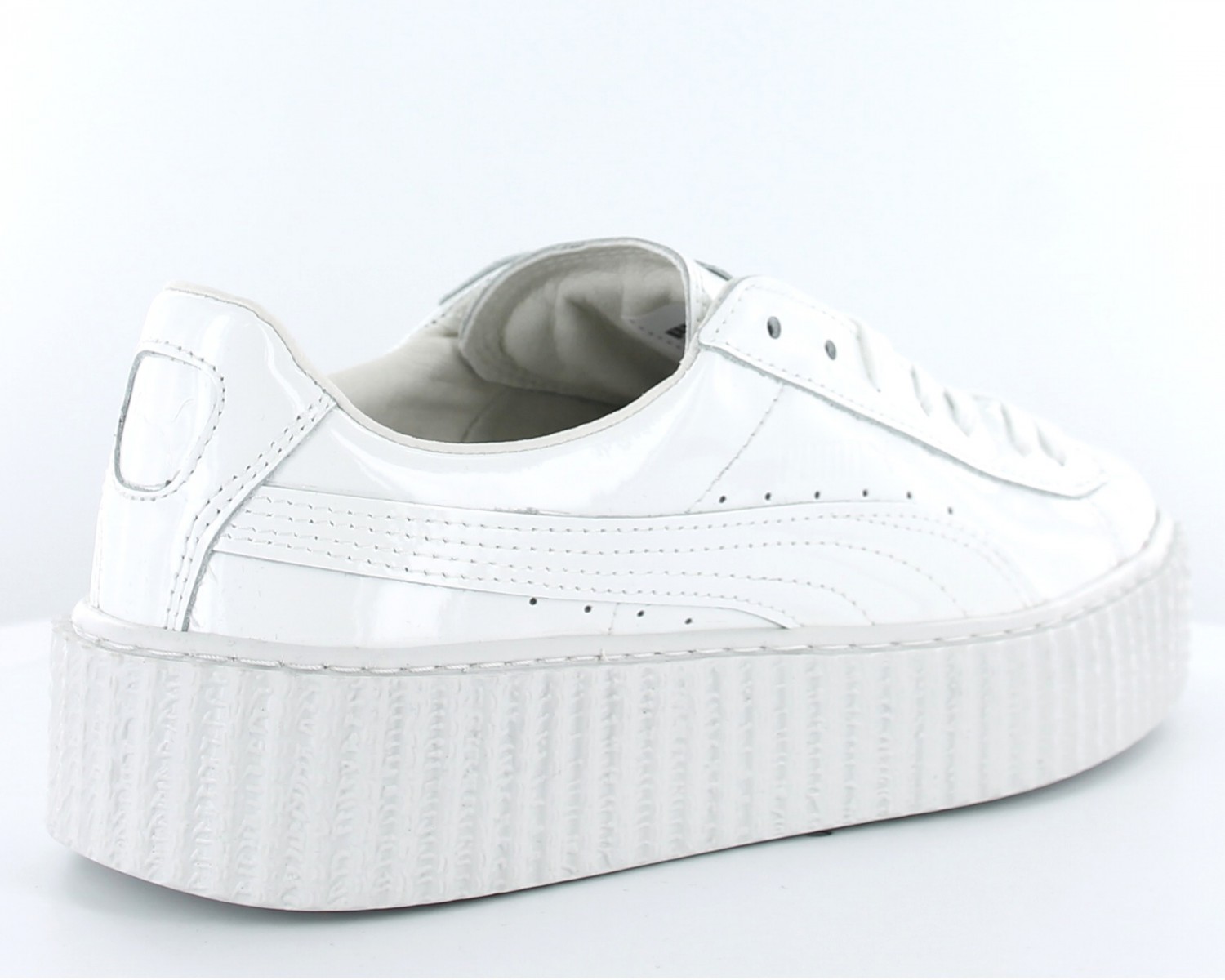 puma creepers blanches