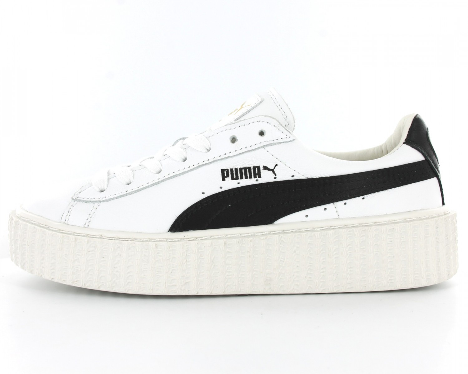puma creepers blanche et or
