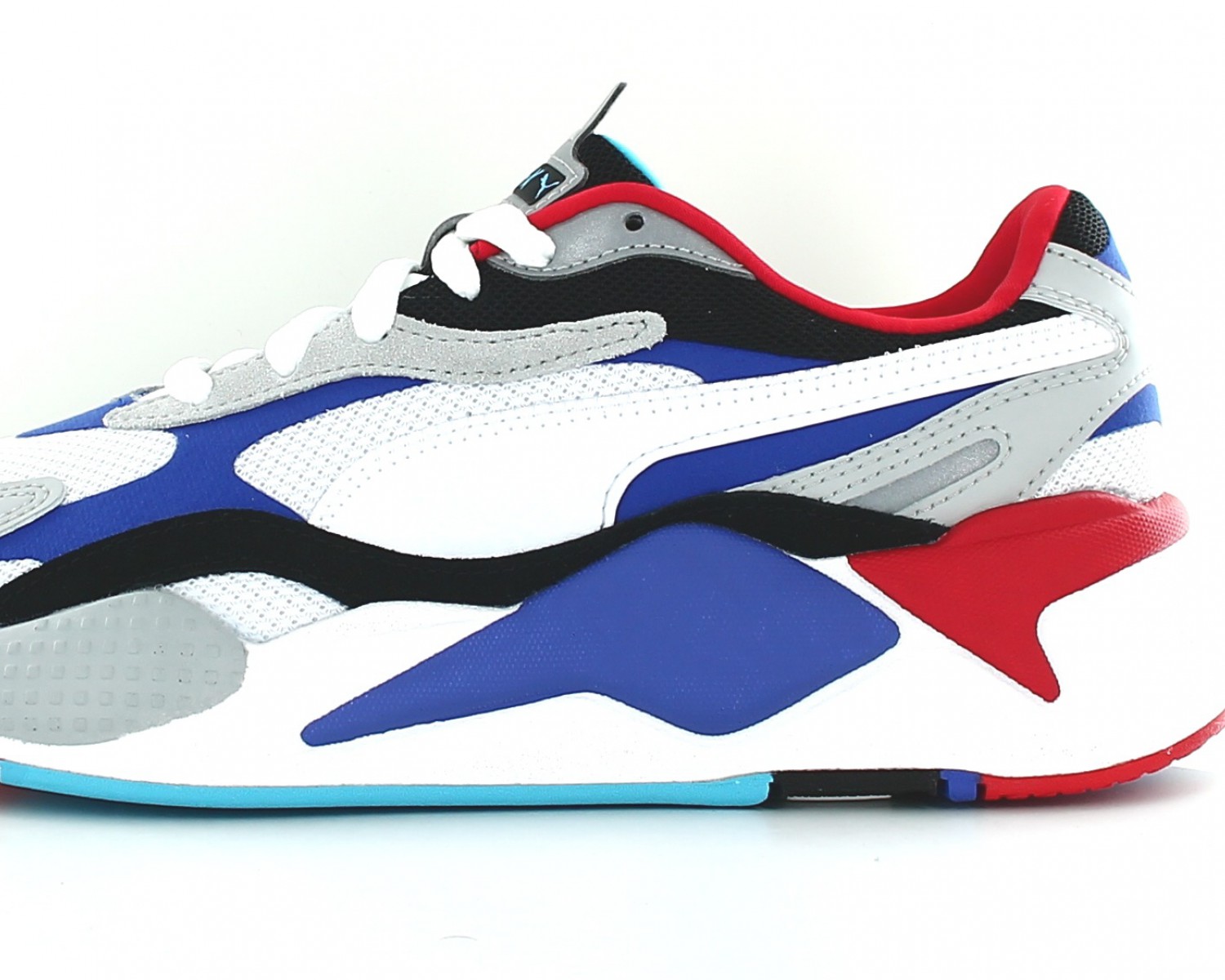 basket puma bleu blanc rouge