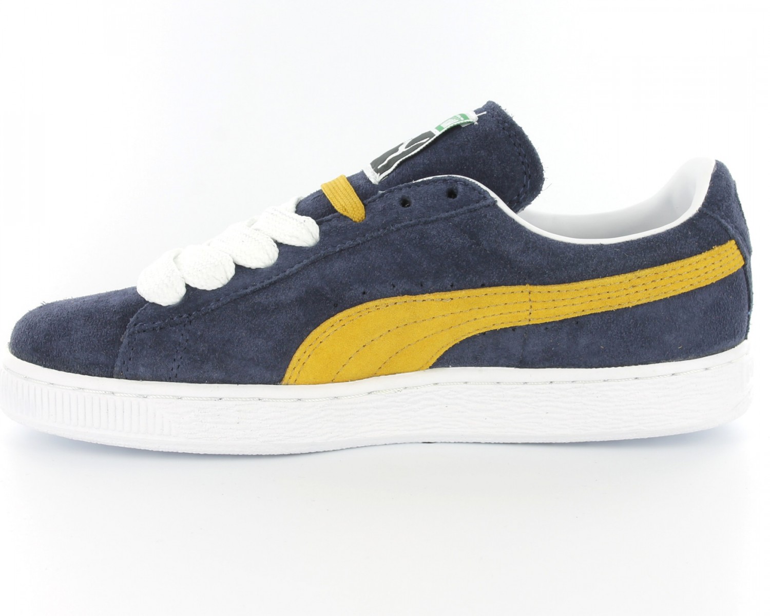 puma suede bleu jaune