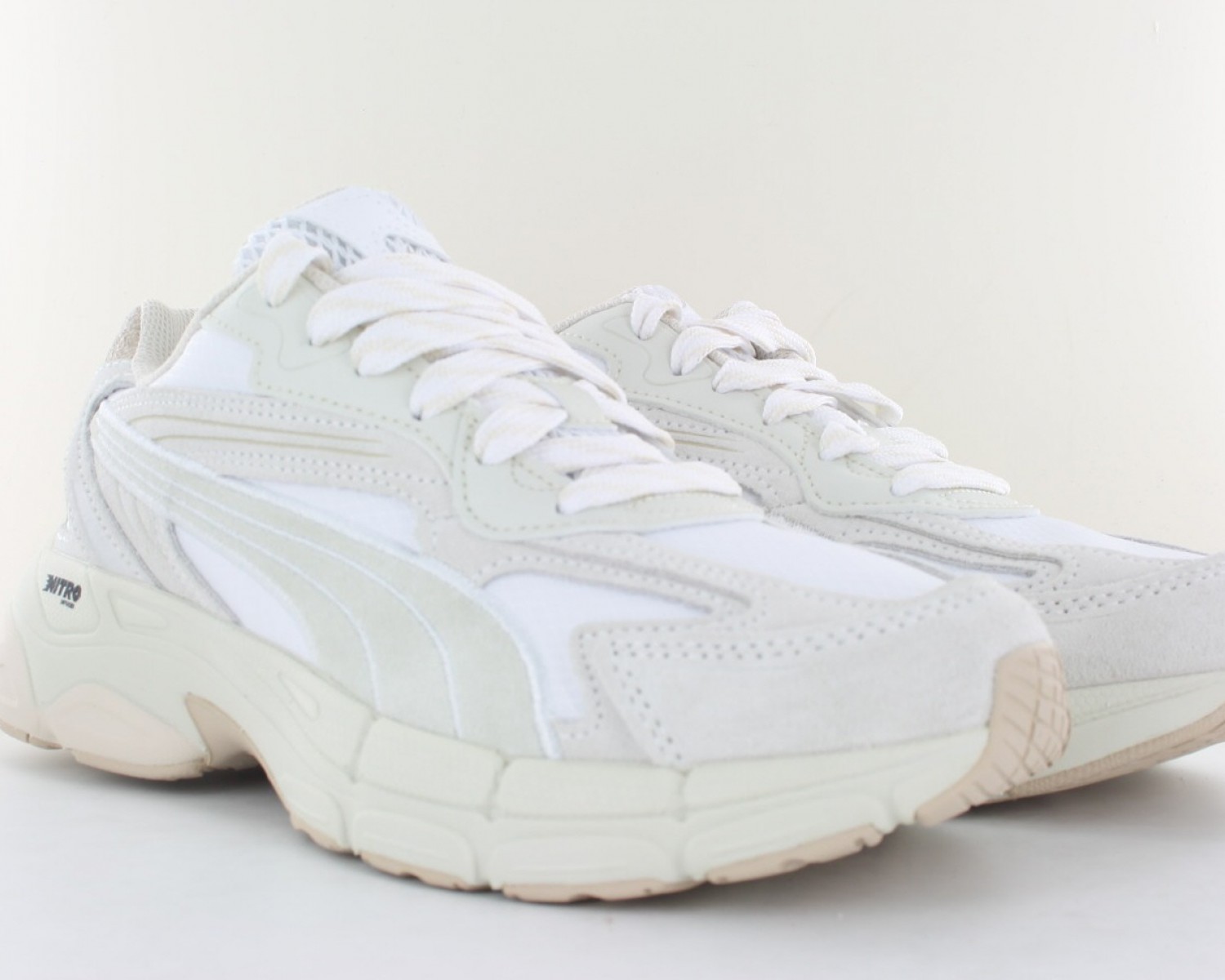 Puma Teveris nitro canyons Blanc beige