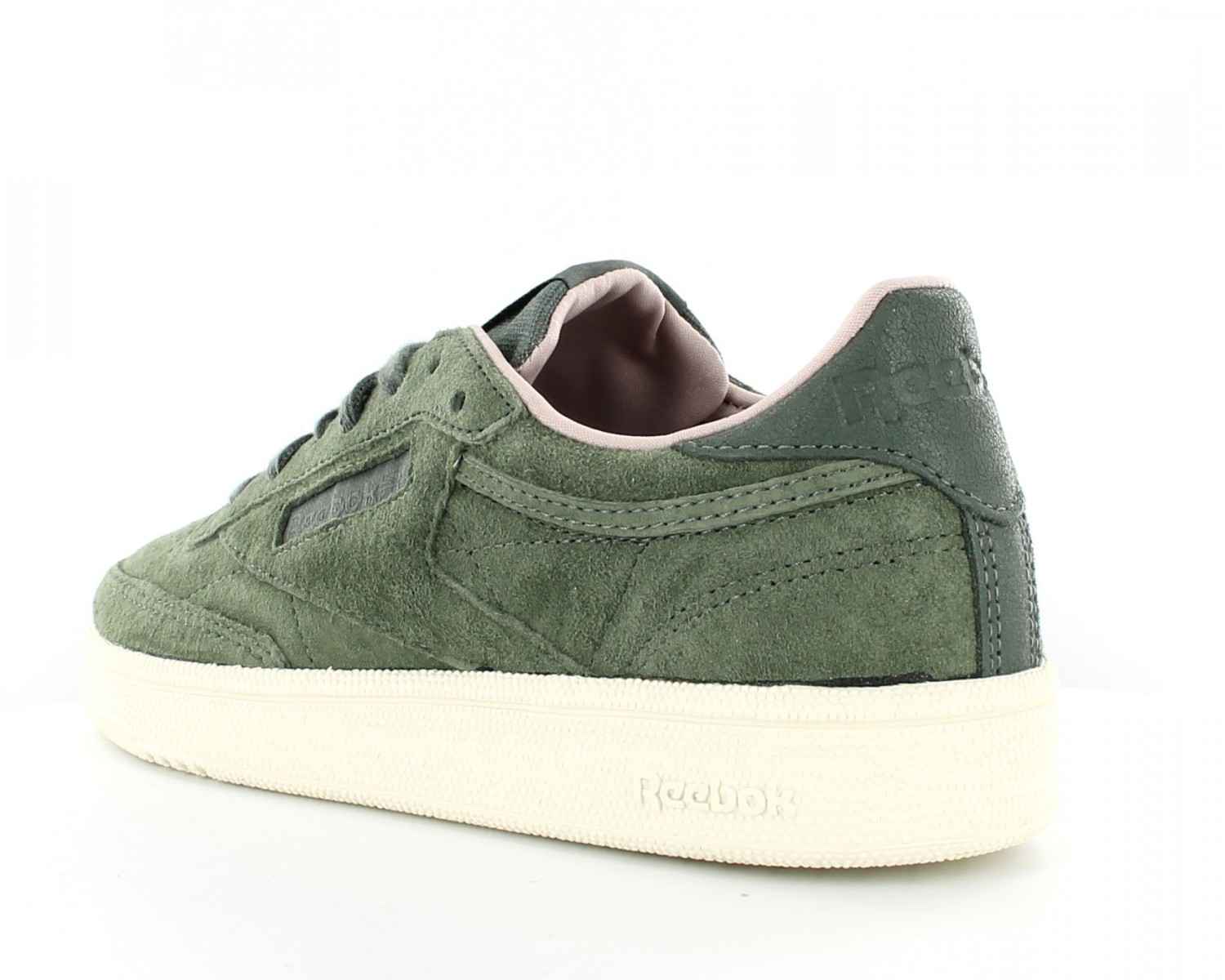 reebok club c femme kaki