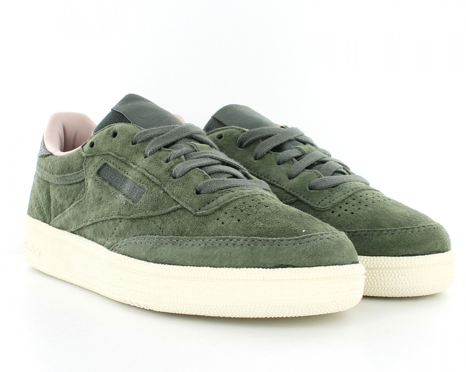 reebok club c femme kaki