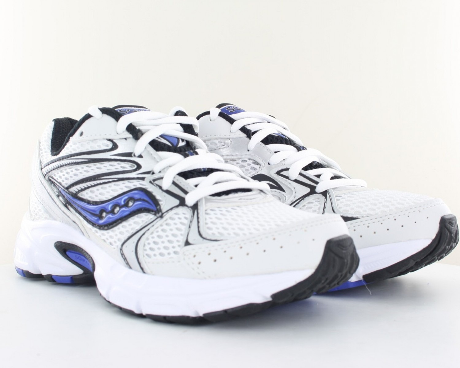 Saucony Ride millenium Blanc bleu noir