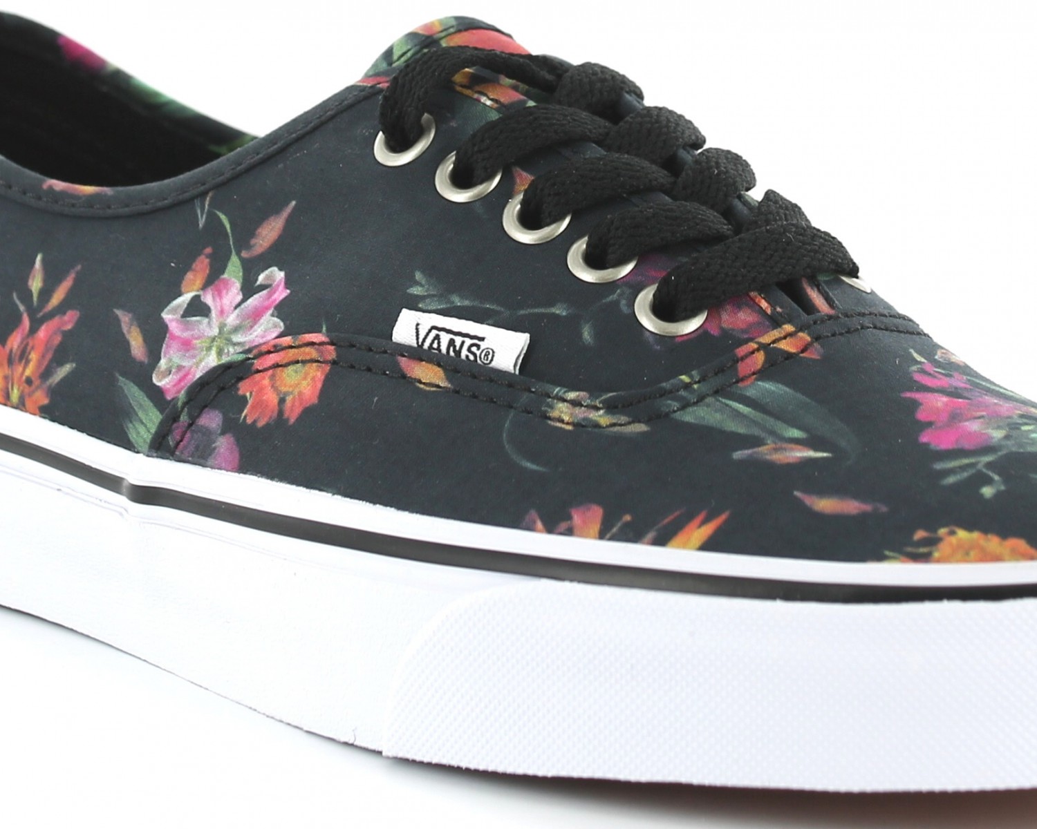 vans avec fleurs