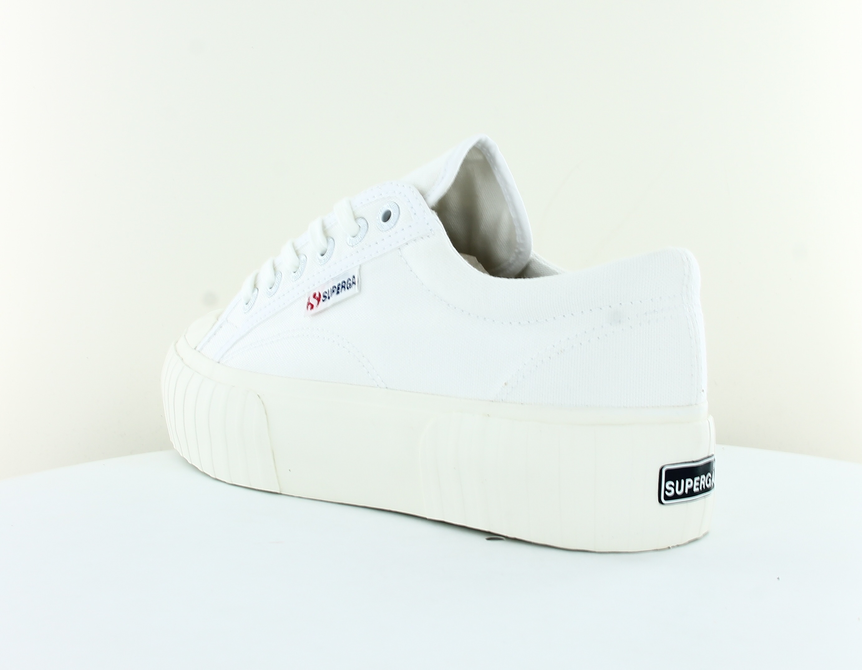 superga striped platform