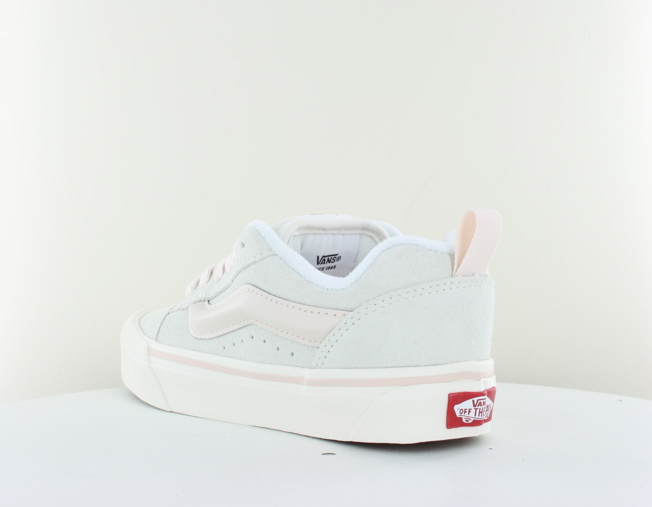 Vans rose pale discount daim