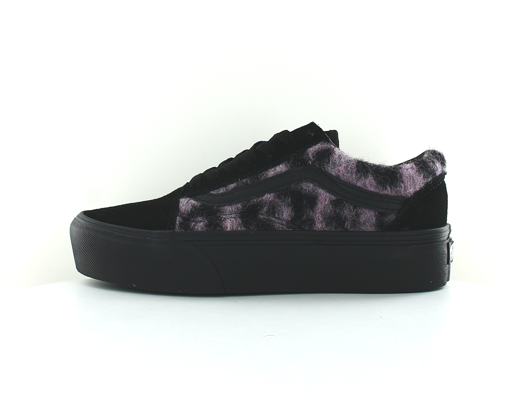 vans noir et rose