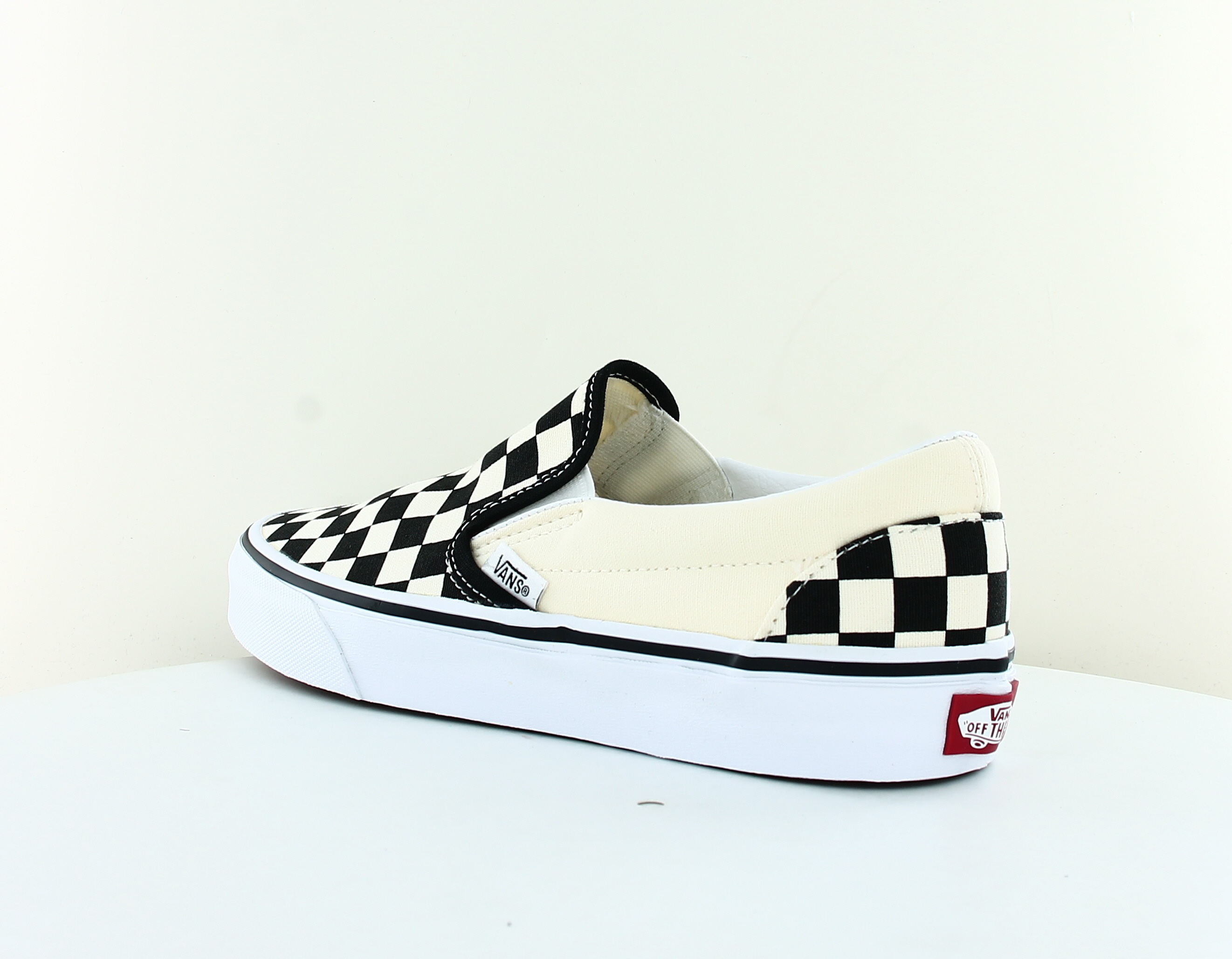 Vans noir slip on hot sale